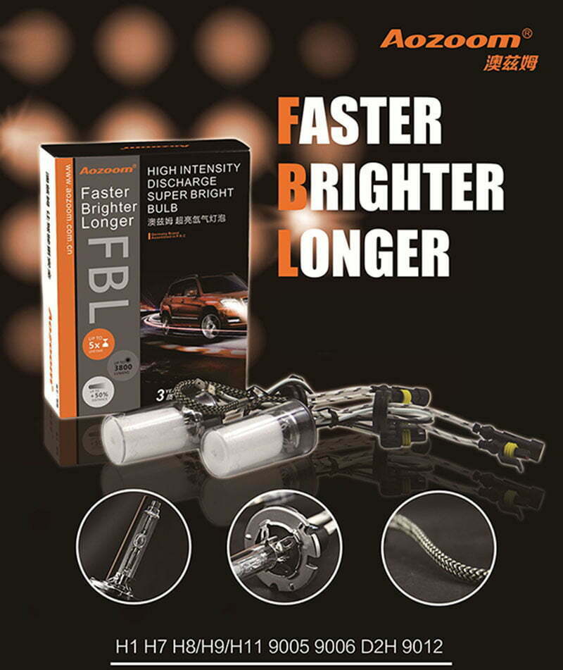 banner 1 - FBL D3S HID Bulbs | Faster Brighter Longer | Aozoom