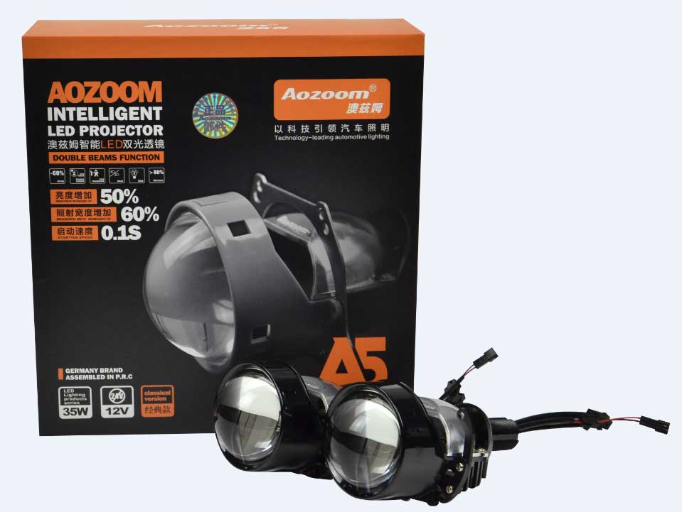 4 7 - Aozoom A5 3-Inch Bi-Led Projector Headlight Lens | 35 Watt 3600 Lumens
