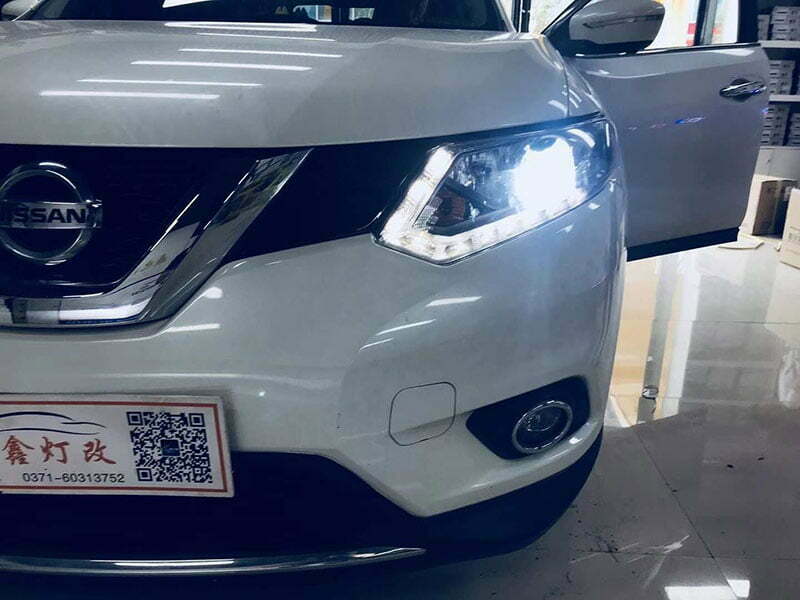 2 3 - Nissan QASHQAI Retrofit Aozoom E55-R Bi-Xenon Projector