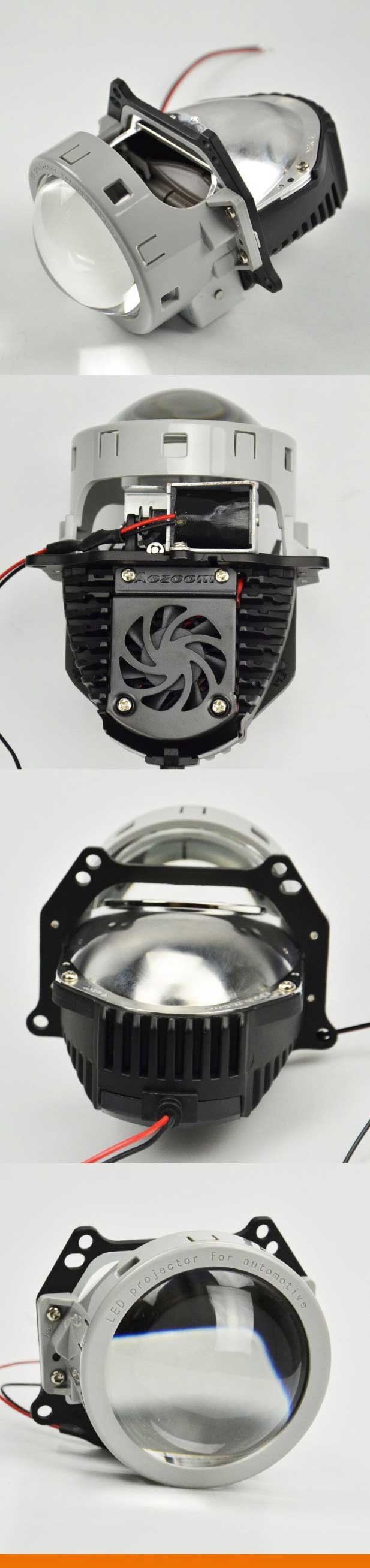 2 13 - Aozoom A3+ 3-Inch Bi-Led Projector Headlight Lens | 35 Watt 3200 Lumens