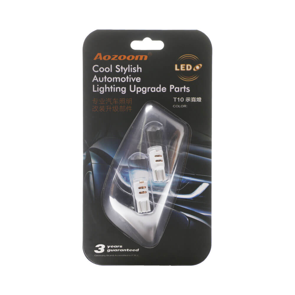 Aozoom Cool Stylish T10 LED Bulbs for Automotive Lighting Upgrade