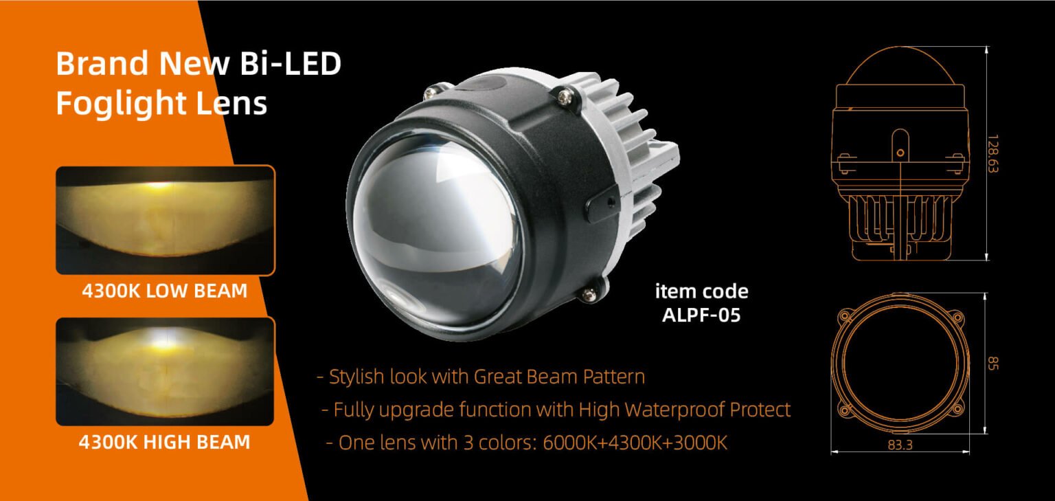 ALPF-05 Bi-Led Fog Light Projector Lens | Aozoom